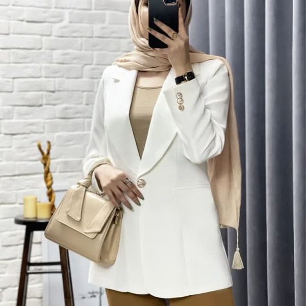 کت تک یقه انگلیسی قواره دار