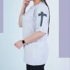 تی شرت لانگ قواره دار