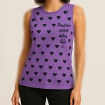 تاپ کتی چاپ قلب (پک 6 عددی)