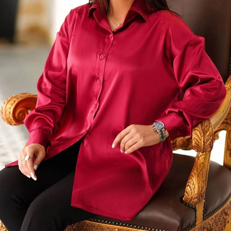 شومیز جلو دکمه یقه مردانه (پک 3 عددی)