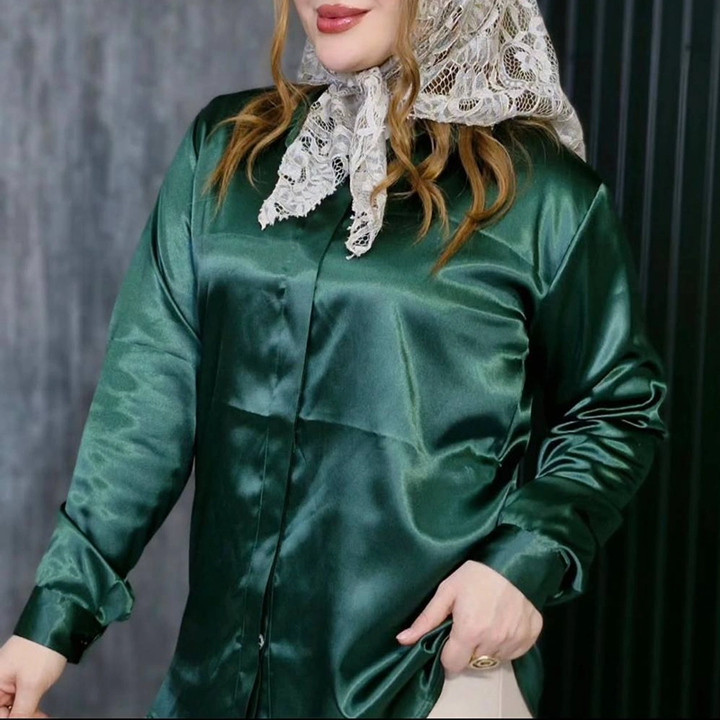 شومیز جلو دکمه یقه مردانه (پک 3 عددی)