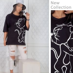تیشرت لانگ لش تام‌ و‌ جری
