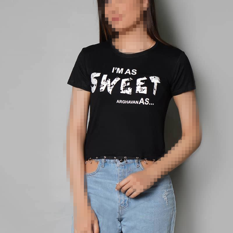 کراپ SWEET پایین منگوله