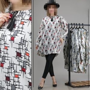 تونیک یقه منگوله دار