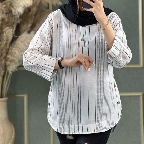 شومیز پیراهنی مدل رها (پک 2 عددی)
