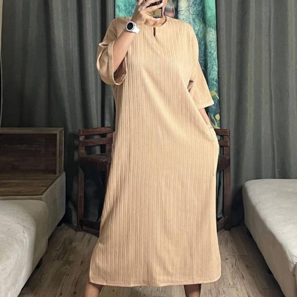 مانتو کفتان یقه کوبایی