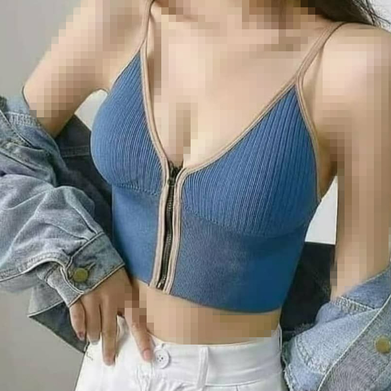 نیم تنه کاپدار جلو زیپ وارداتی (پک 6 عددی)