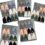 نیم تنه کاپدار جلو زیپ وارداتی (پک 6 عددی)
