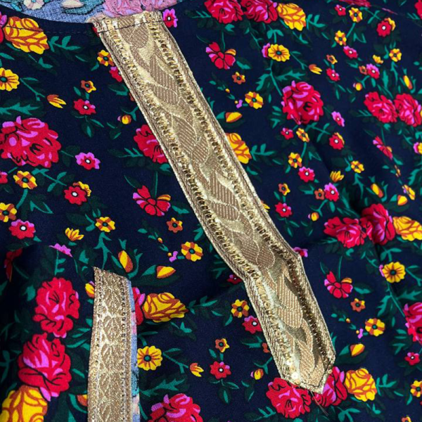 پیراهن ساحلی طلاکوب گلدار (پک 6 عددی)
