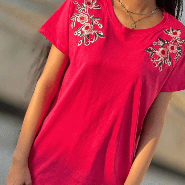 تیشرت گلدوزی زنانه