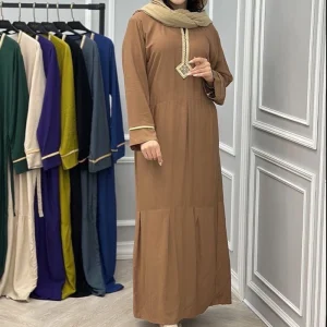 مانتو ساحلی بلند ترلان (پک 4 عددی)