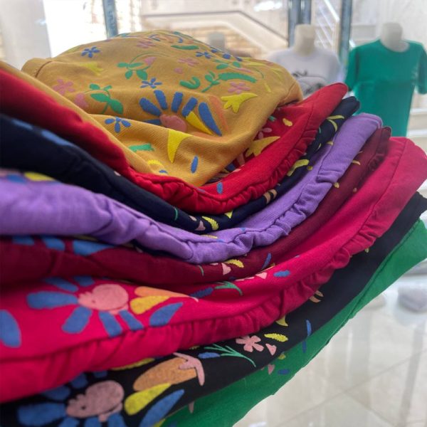 تاپ بالا گل چین دار (پک 4 عددی)