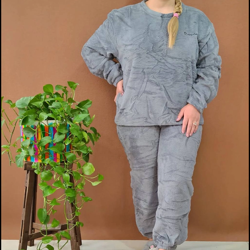 ست بلوز و شلوار تدی (پک 5 عددی)