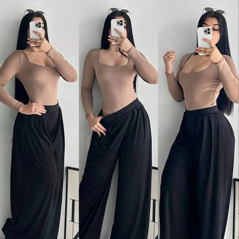 بادی یقه خشتی بیسیک (پک 6 عددی)