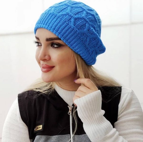 کلاه بافت برجسته حصیری(پک 6 عددی)