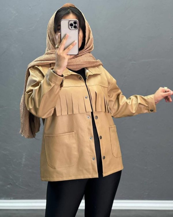 کت کاپشن ریشه دار(پک 3 عددی)