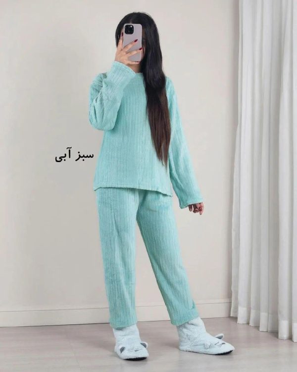 ست حوله ای بلوز و شلوار(پک6 عددی)