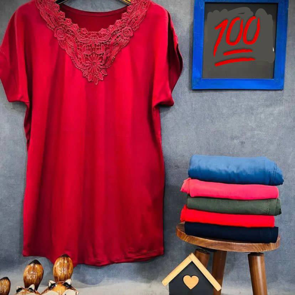 تونیک آستین گیپور (پک 6عددی)