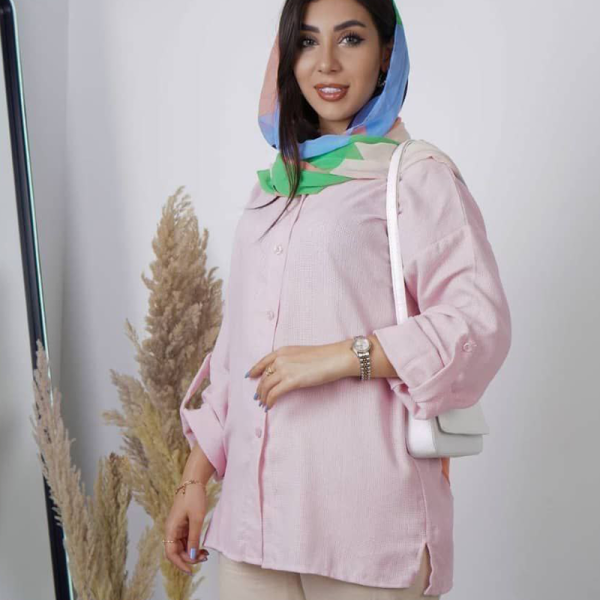 شومیز پیراهنی جلو بازحراجی(پک 6 عددی)