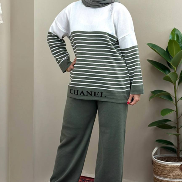 ست بلوز و شلوار چنل (پک4 عددی)