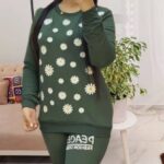ست بلوز شلوار قواره بزرگ بابونه(پک 6 عددی)
