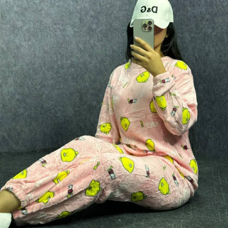 ست بلوز و شلوار تدی استیکری (پک 6 عددی)