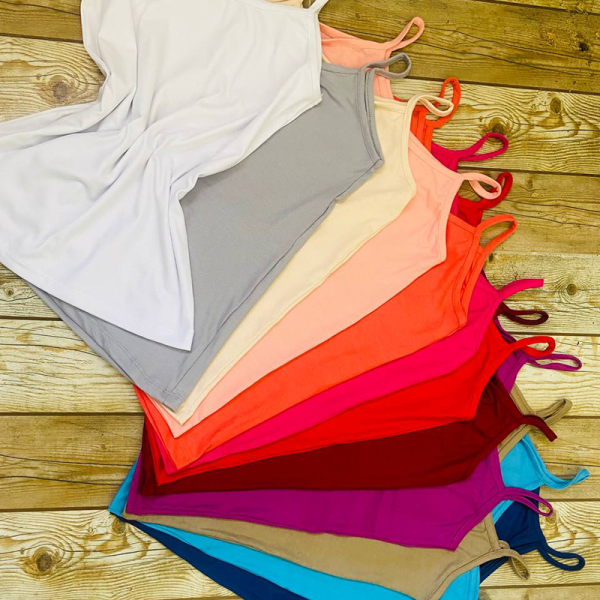 تاپ ۲ بندی رنگی (پک 6 عددی)