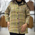 مانتو چهارخونه پشمی (پک 3 عددی)