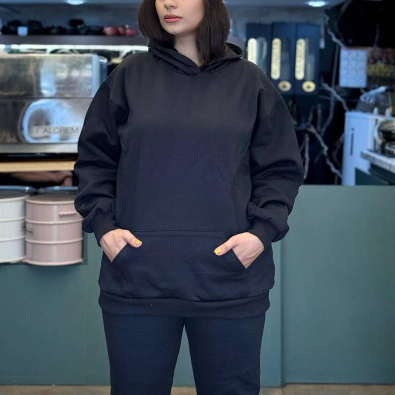 ست هودی شلوار توکرکی ساده (پک 6 عددی)