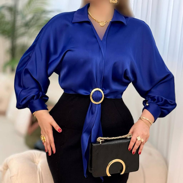 شومیز ساتن حلقه ای (پک 5 عددی)