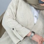 تونیک مانتویی ترکیبی یقه دار (پک 5 عددی)