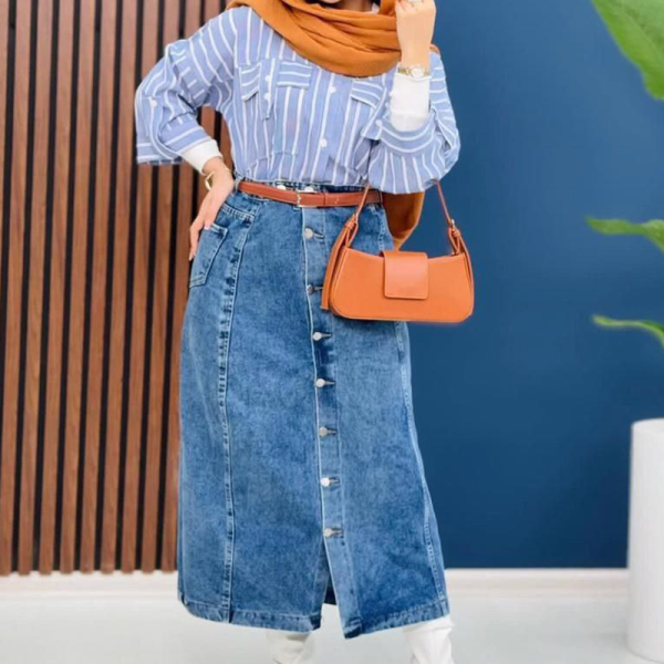 مانتو لش جیب صلیبی (پک 4 عددی)