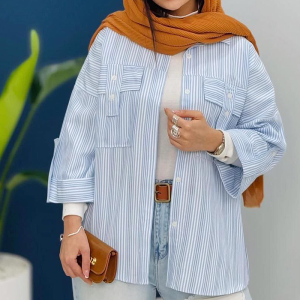 مانتو لش جیب صلیبی (پک 4 عددی)