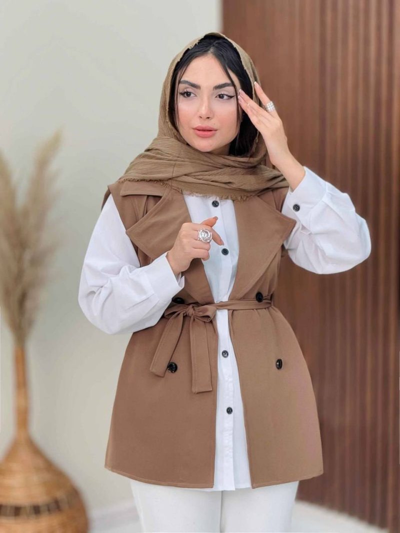 وست کوتاه نیلوفر  (پک 3 عددی)