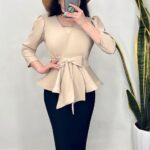 شومیز کتی پاپیونی (پک 4 عددی)