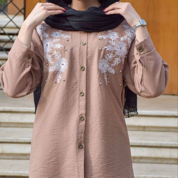 مانتو گلدوزی برف مرواریدی (پک 4 عددی)