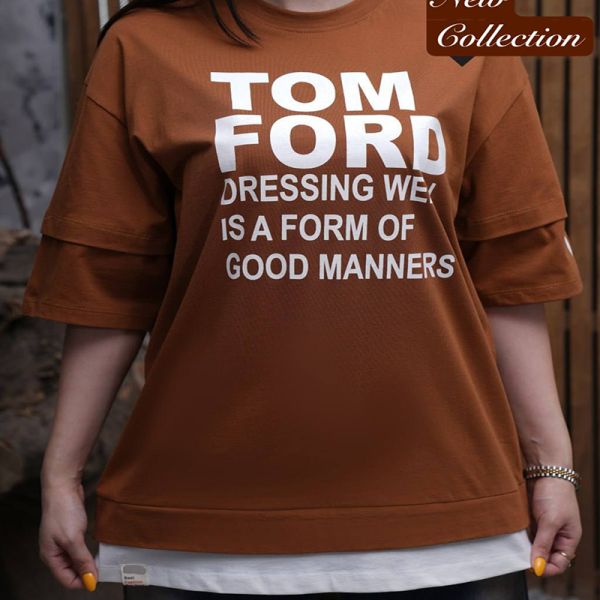 تیشرت لانگ TomFord (پک 6 عددی)
