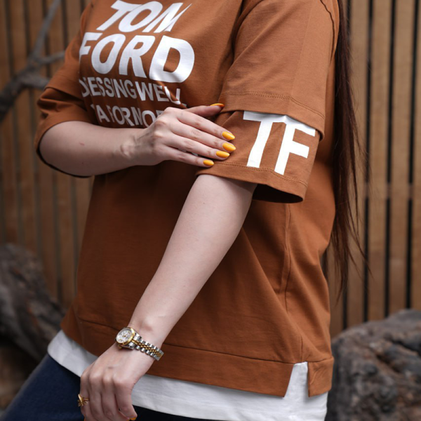 تیشرت لانگ TomFord (پک 6 عددی)