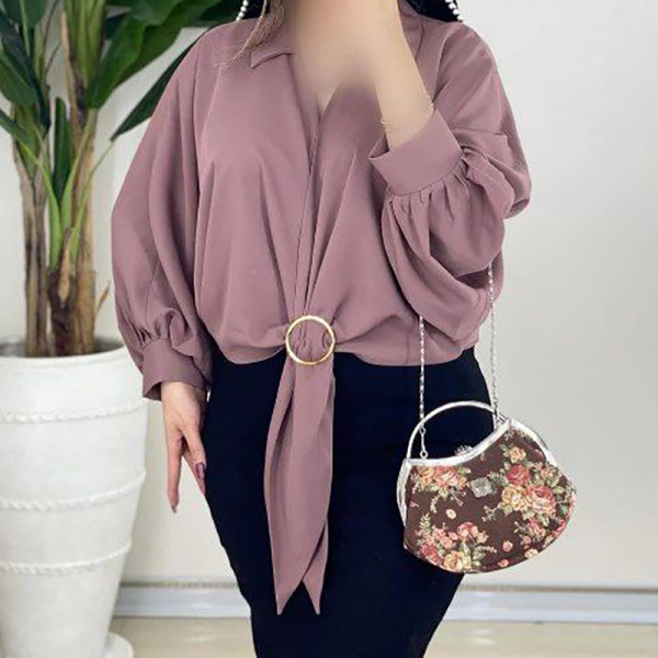 شومیز گره ای  پایین حلقه  (پک 3 عددی)