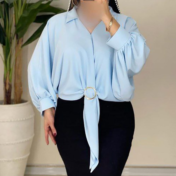 شومیز گره ای  پایین حلقه  (پک 3 عددی)