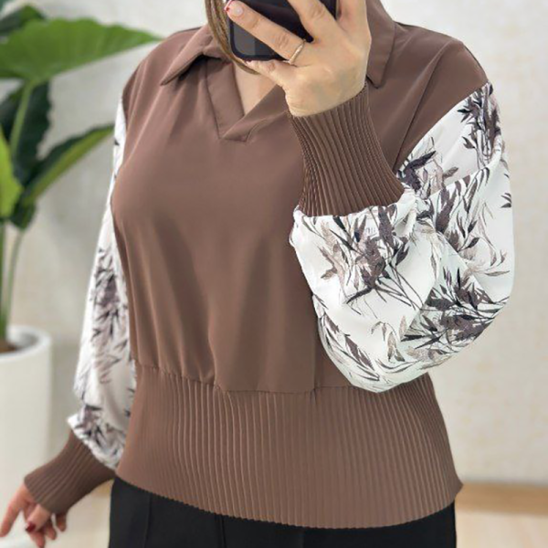 شومیز مچ و پایین پلیسه (پک 3 عددی)