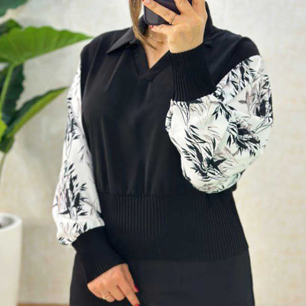 شومیز مچ و پایین پلیسه (پک 3 عددی)