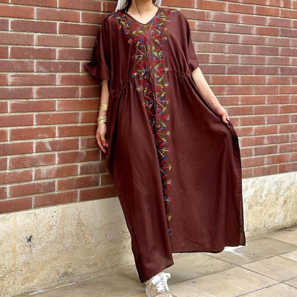 ساحلی بلند گلدوزی ماریسا (پک 6 عددی)