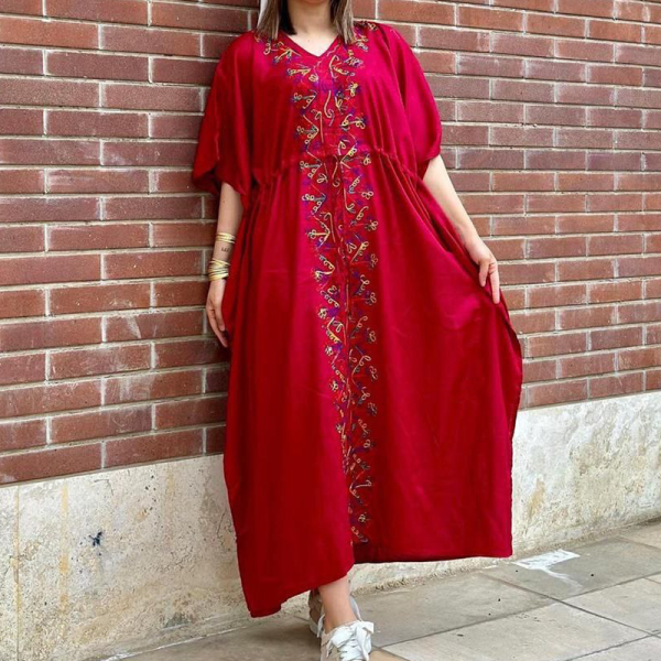 ساحلی بلند گلدوزی ماریسا (پک 6 عددی)