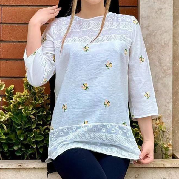 شومیز هندی مسیح گلدوزی (پک 3 عددی)