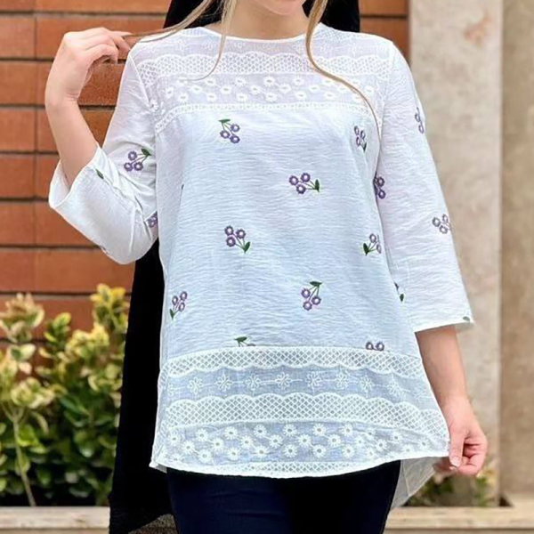 شومیز هندی مسیح گلدوزی (پک 3 عددی)
