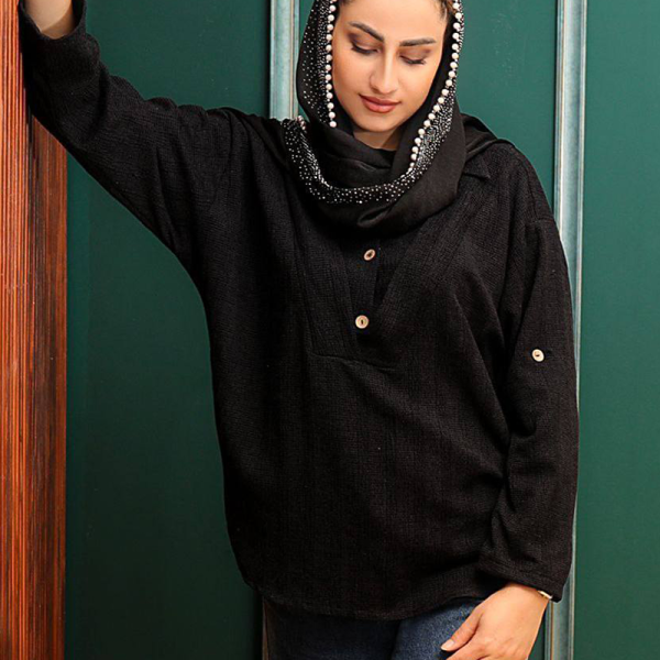 تونیک یقه دکمه آستین پاگون (پک 6 عددی)