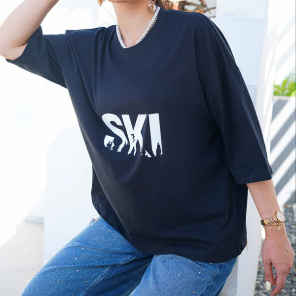 تیشرت باکسی ski (پک 6 عددی)