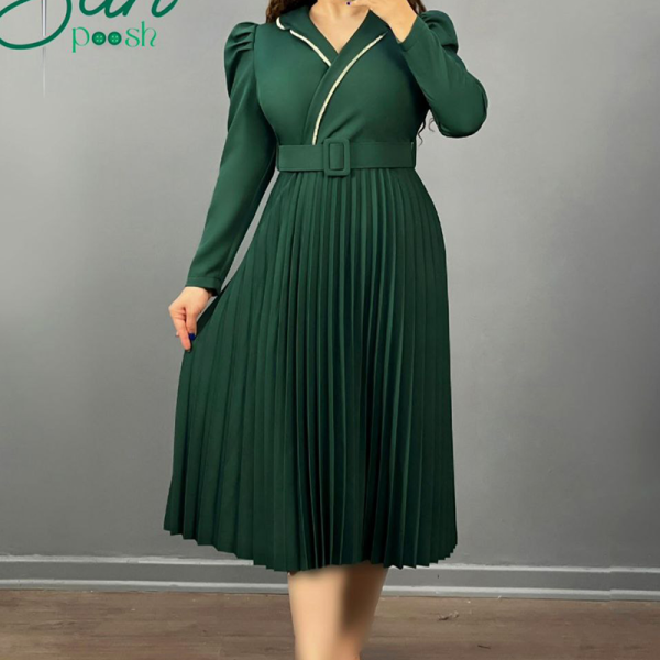 ست کت و دامن پیلیسه (پک 5 عددی)