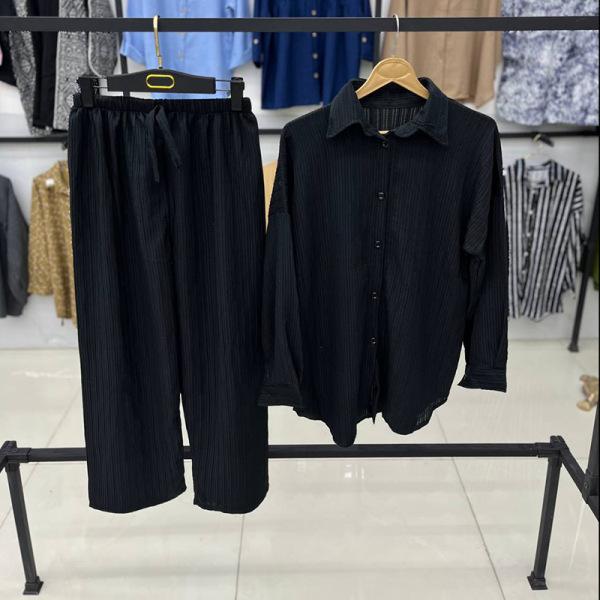 ست مانتو و شلوار آیسان (پک 3 عددی)